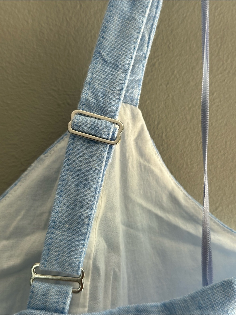C&C California Light Blue Bodice with Pink Tiered Sundress - Picture 7 of 9
